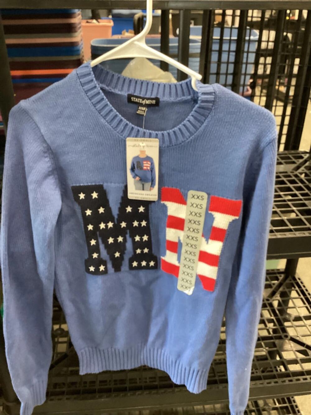 State of mind blue sweater size extra extra small xxs